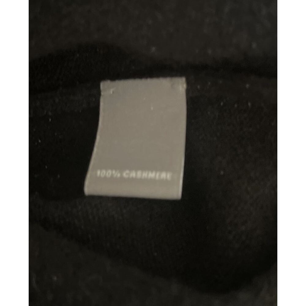 Neiman Marcus 100% Cashmere Bell Sleeve Sweater Size XS Black Knit Pullover - Picture 4 of 4